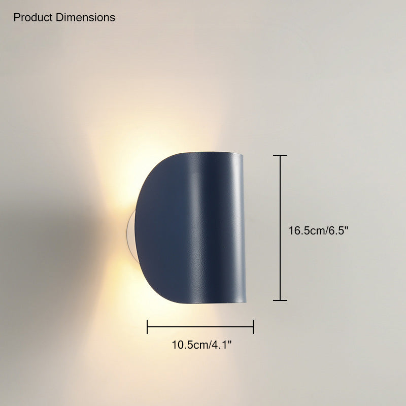 WOMO Aplique de pared ajustable con media pantalla - WM6013