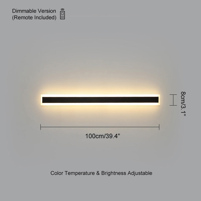 WOMO Aplique lineal de pared para exterior -WM9001