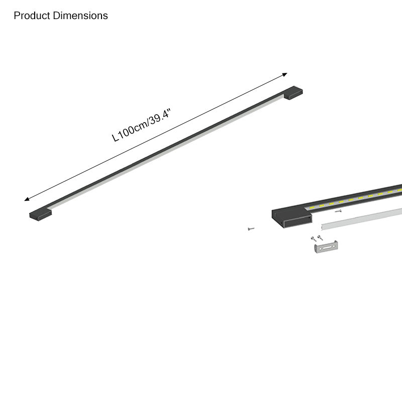Aplique de pared lineal largo para escaleras WOMO-WM6018