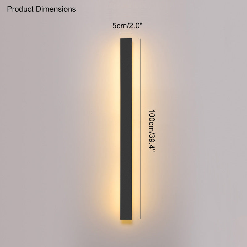 WOMO Aplique lineal de pared para exterior WM9000