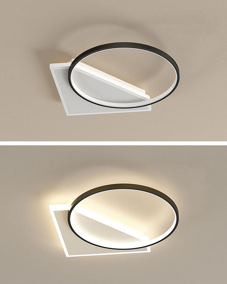 Lámpara de techo plana geométrica WOMO-WM1031