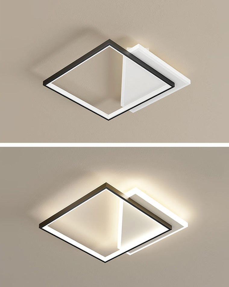 Lámpara de techo plana geométrica WOMO-WM1031