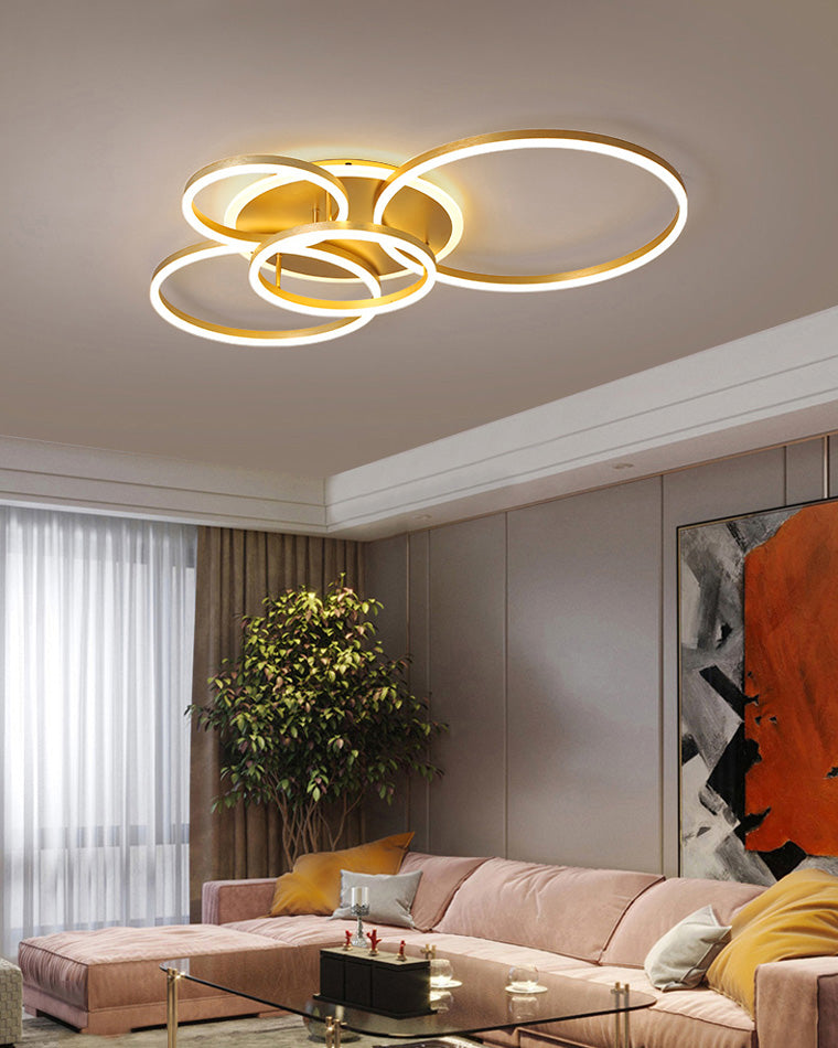 WOMO Lámpara de techo empotrada LED circular - WM1032