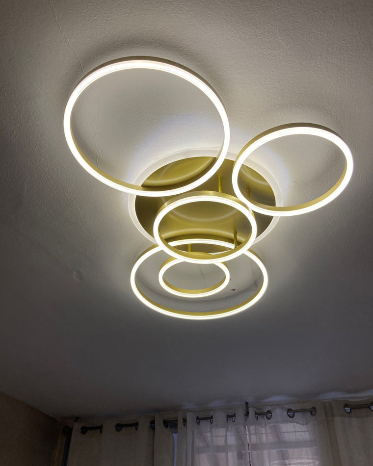 WOMO Lámpara de techo empotrada LED circular - WM1032
