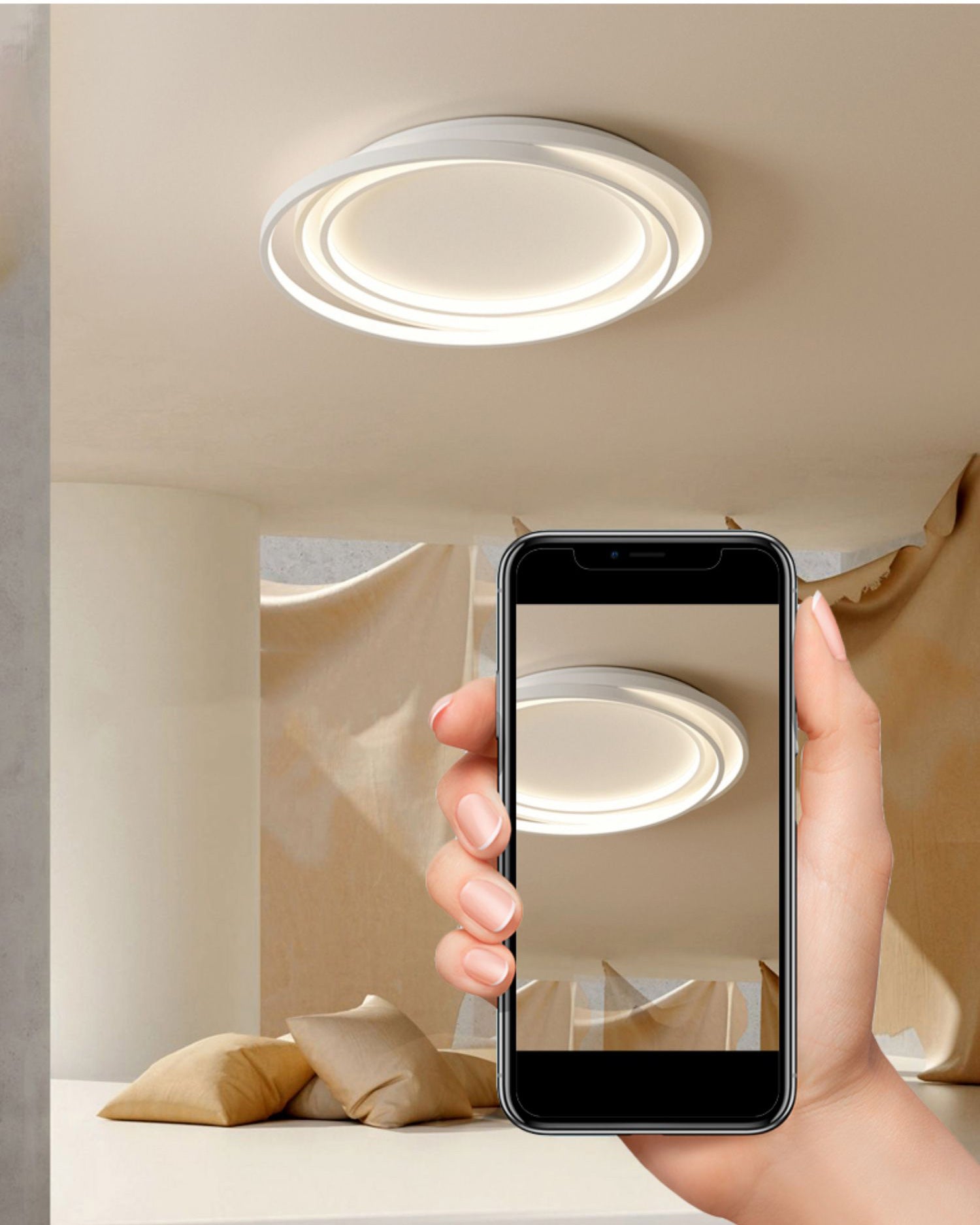 Lámpara de techo LED circular WOMO-WM1059