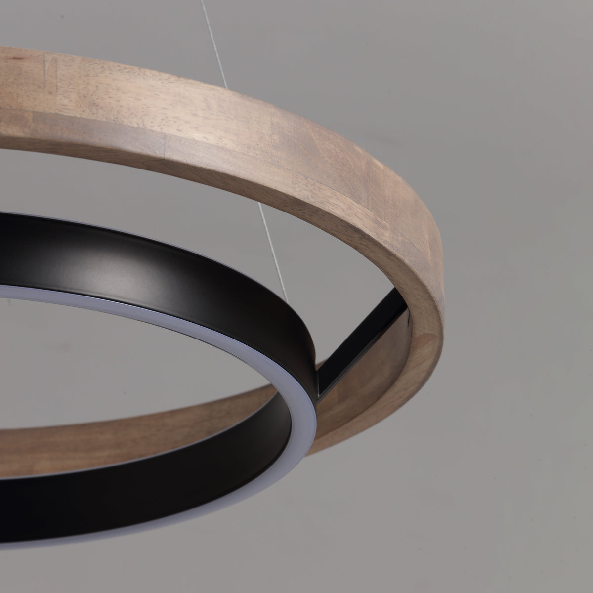 WOMO Wooden Circular LED Pendant Lights - WM2492