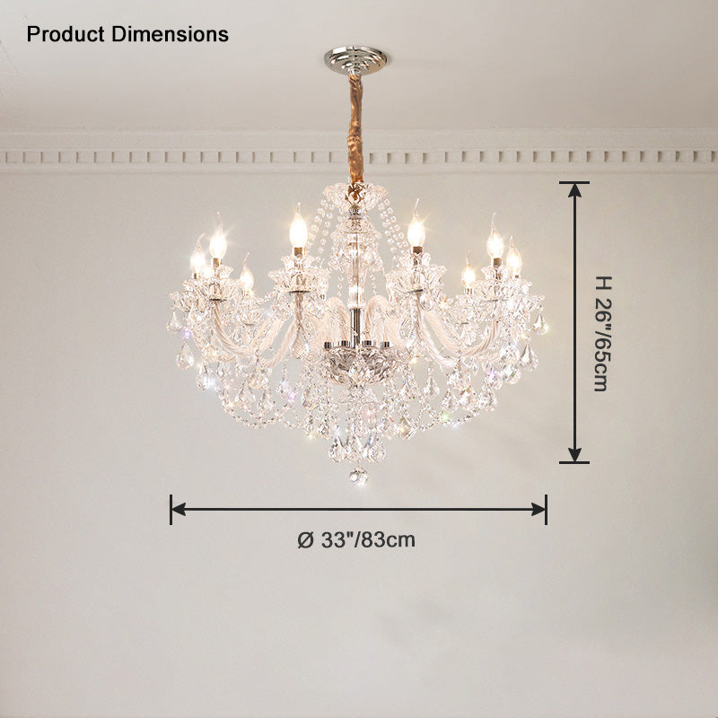 WOMO Victorian Crystal Prism Hanging Lamps - WM2340