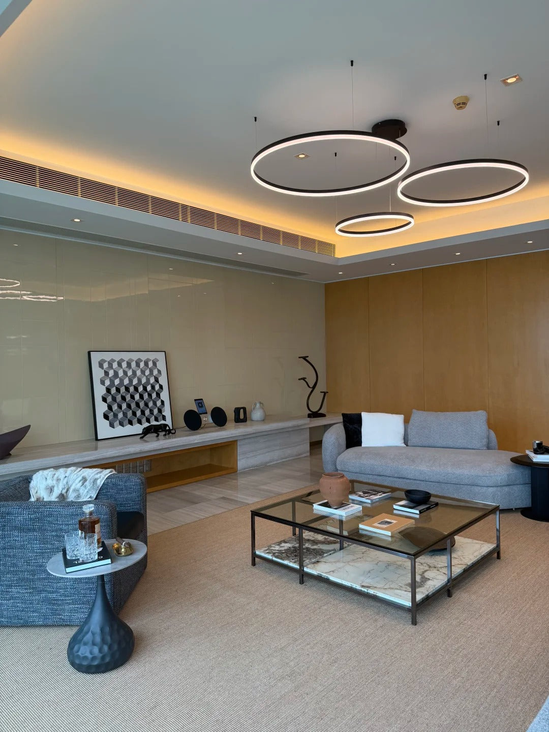 WOMO Lámpara de varios aros LED - WM2003