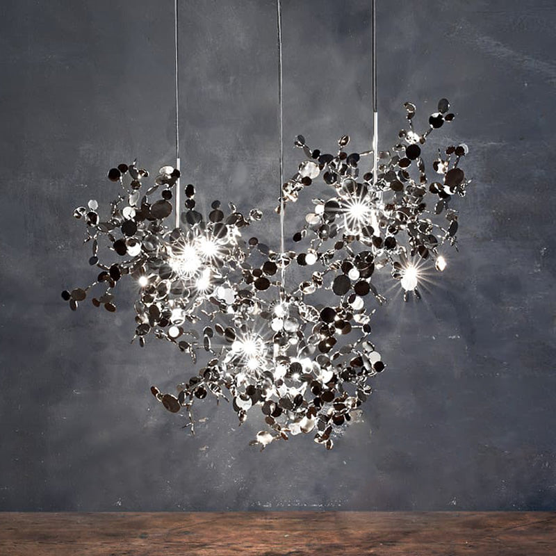 WOMO Multiple Hanging Lamps Cloud Silver/Gold-WM2042