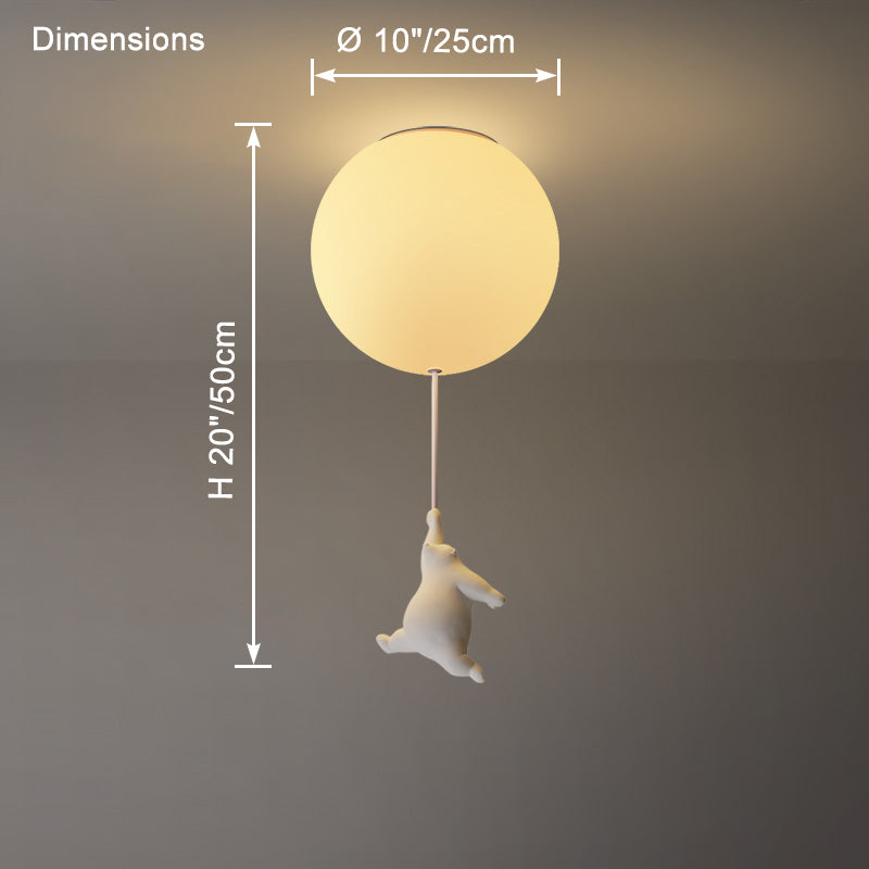 WOMO Bear Globe Ceiling Lamp - WM1123