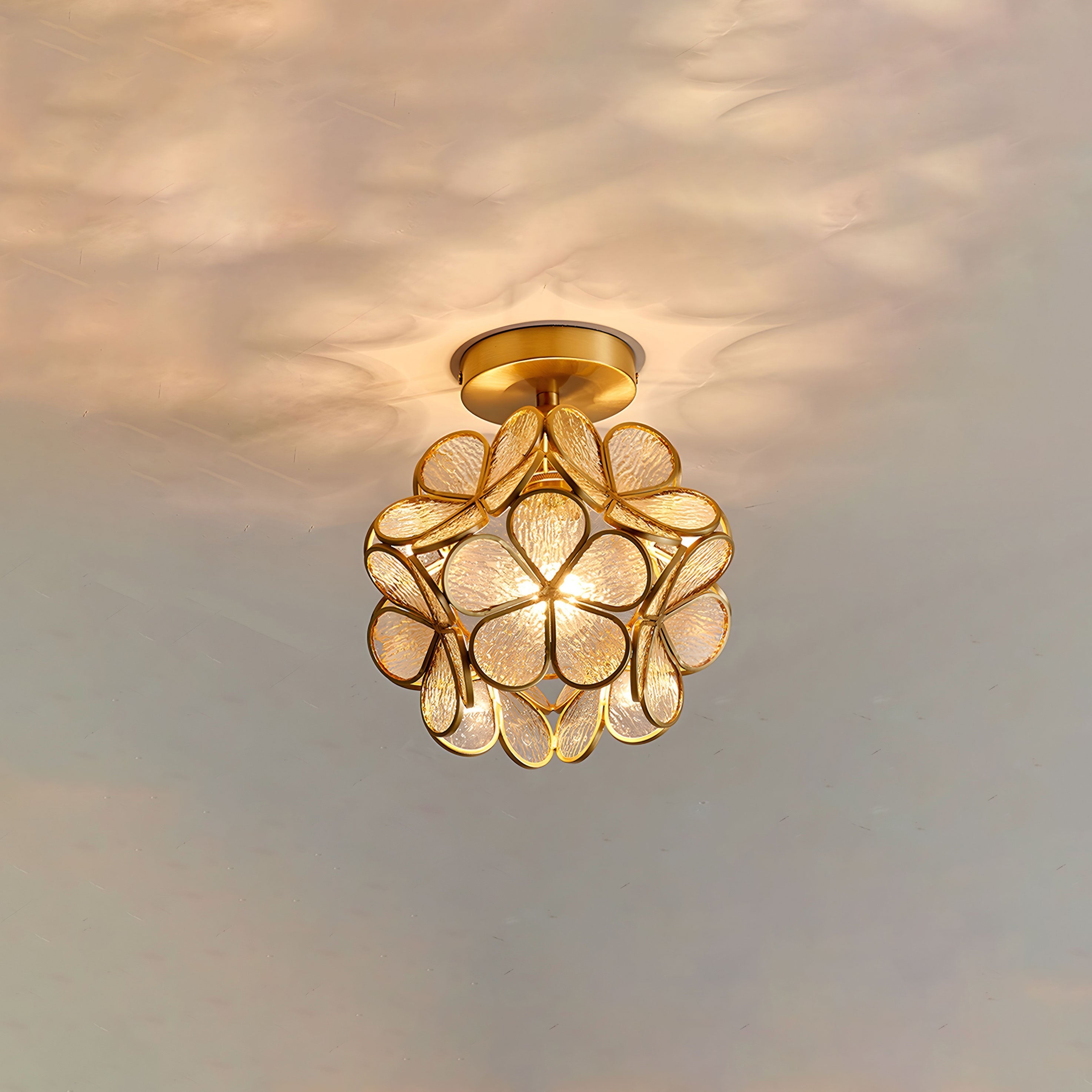 WOMO Tiffany Floral Ceiling Lamp-WM1128