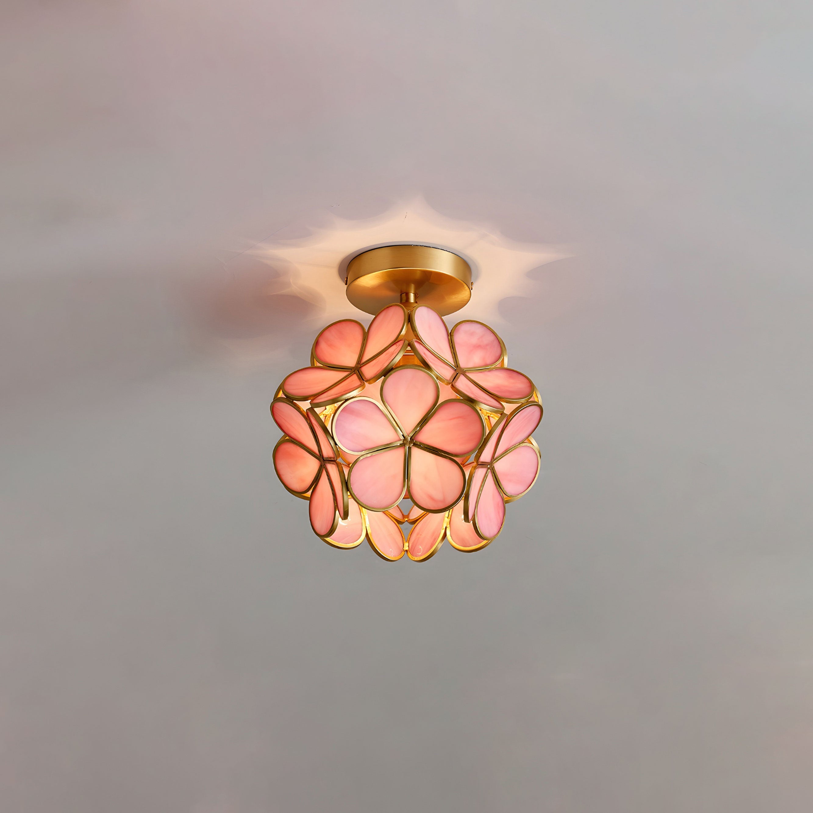 WOMO Tiffany Floral Ceiling Lamp-WM1128