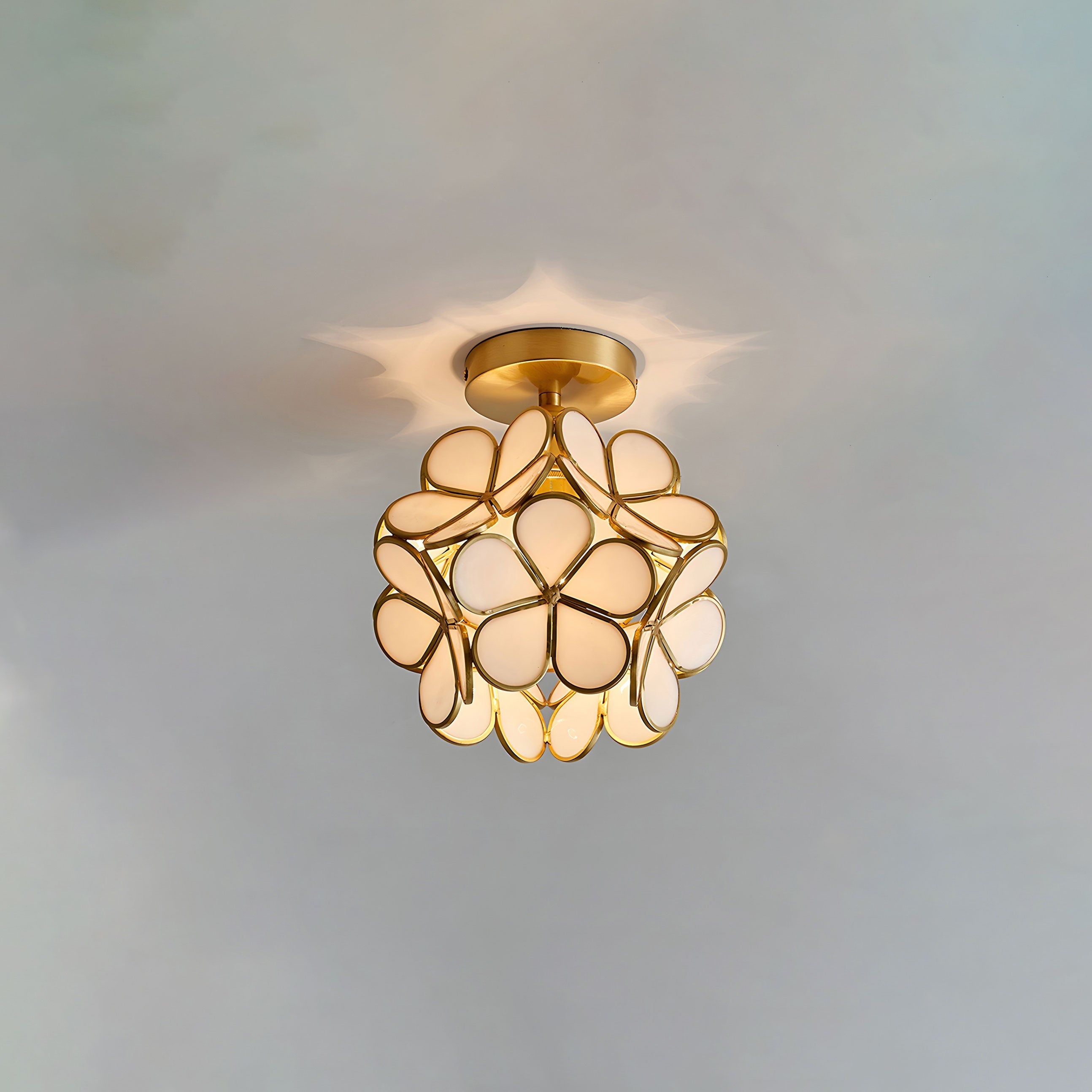 WOMO Tiffany Floral Ceiling Lamp-WM1128