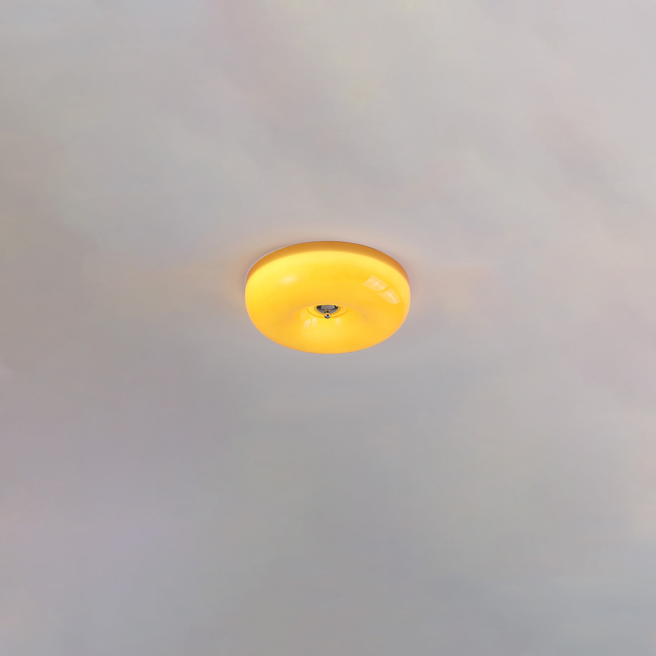 WOMO Round Milky Glass Ceiling Light - WM1134