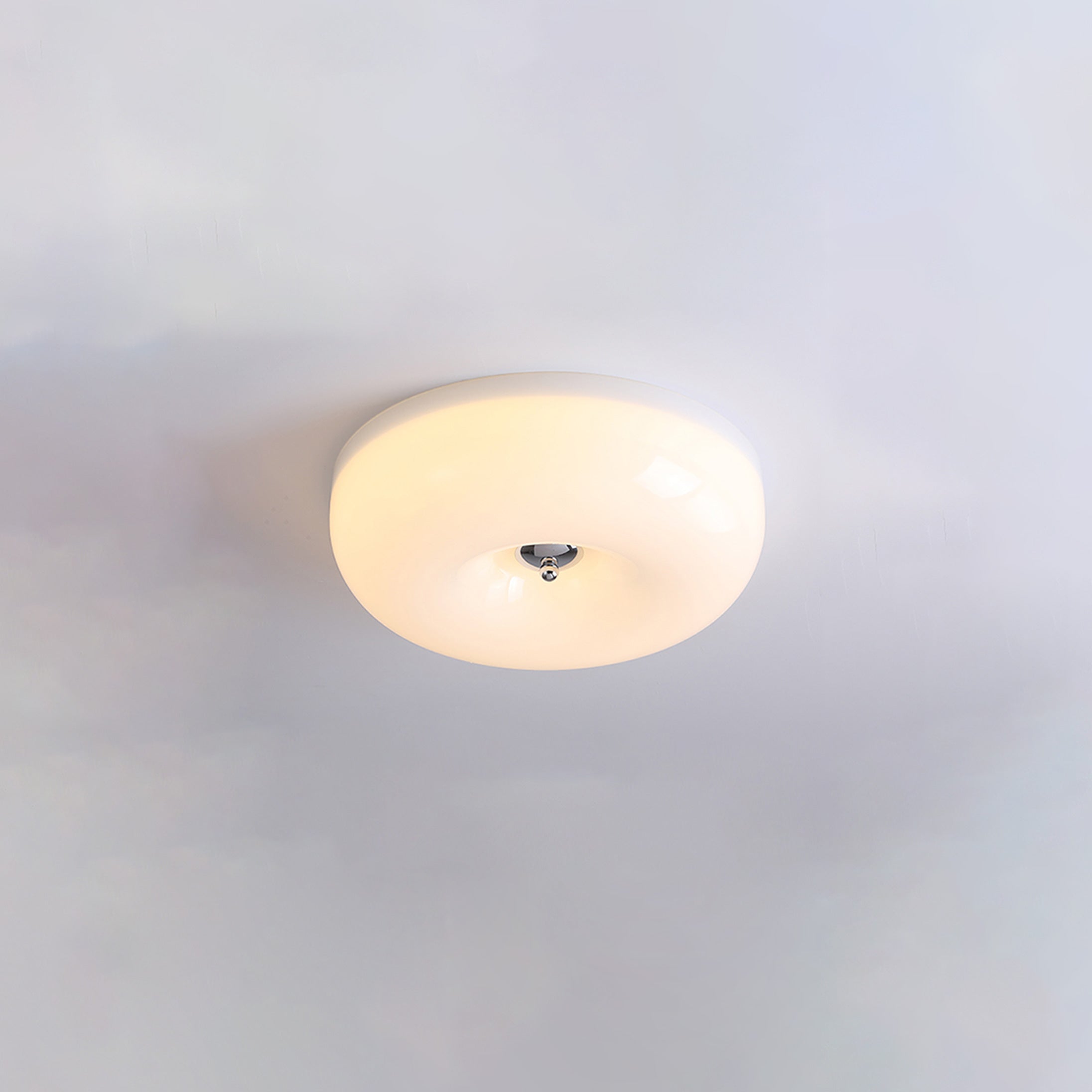 WOMO Round Milky Glass Ceiling Light - WM1134