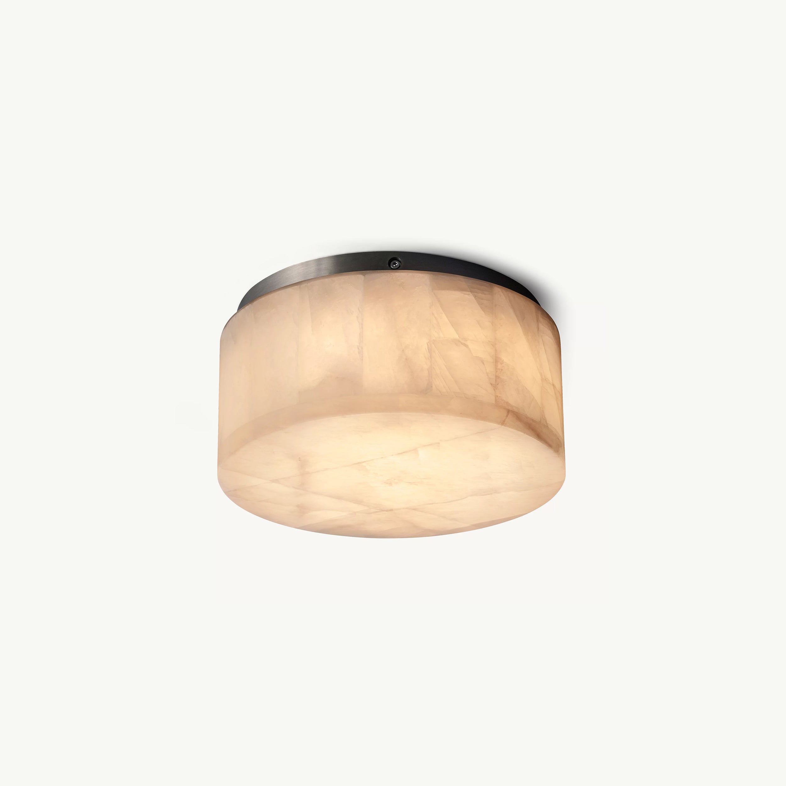 Lámpara de techo empotrada WOMO Drum Alabaster-WM1143