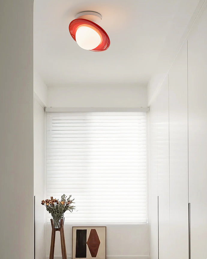WOMO Colorful Globe Semi-Flush Mount Ceiling Light - WM1205