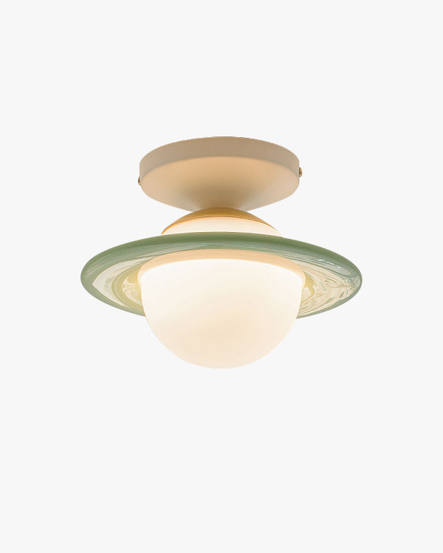 WOMO Colorful Globe Semi-Flush Mount Ceiling Light - WM1205