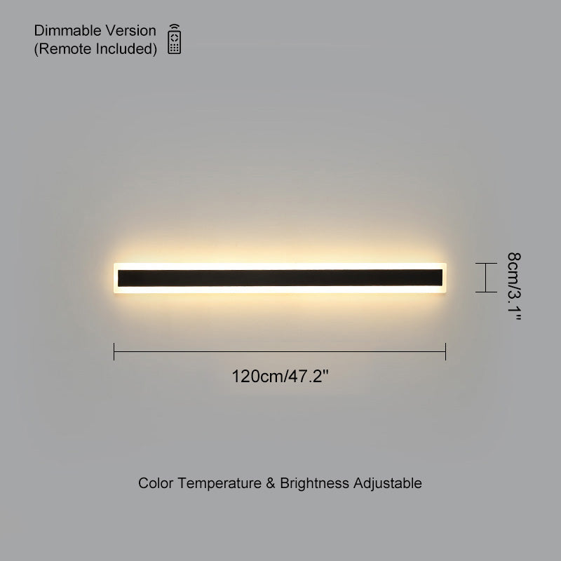 WOMO Aplique lineal de pared para exterior -WM9001