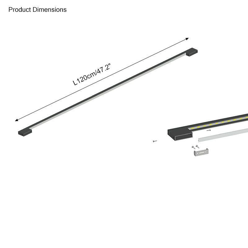 Aplique de pared lineal largo para escaleras WOMO-WM6018