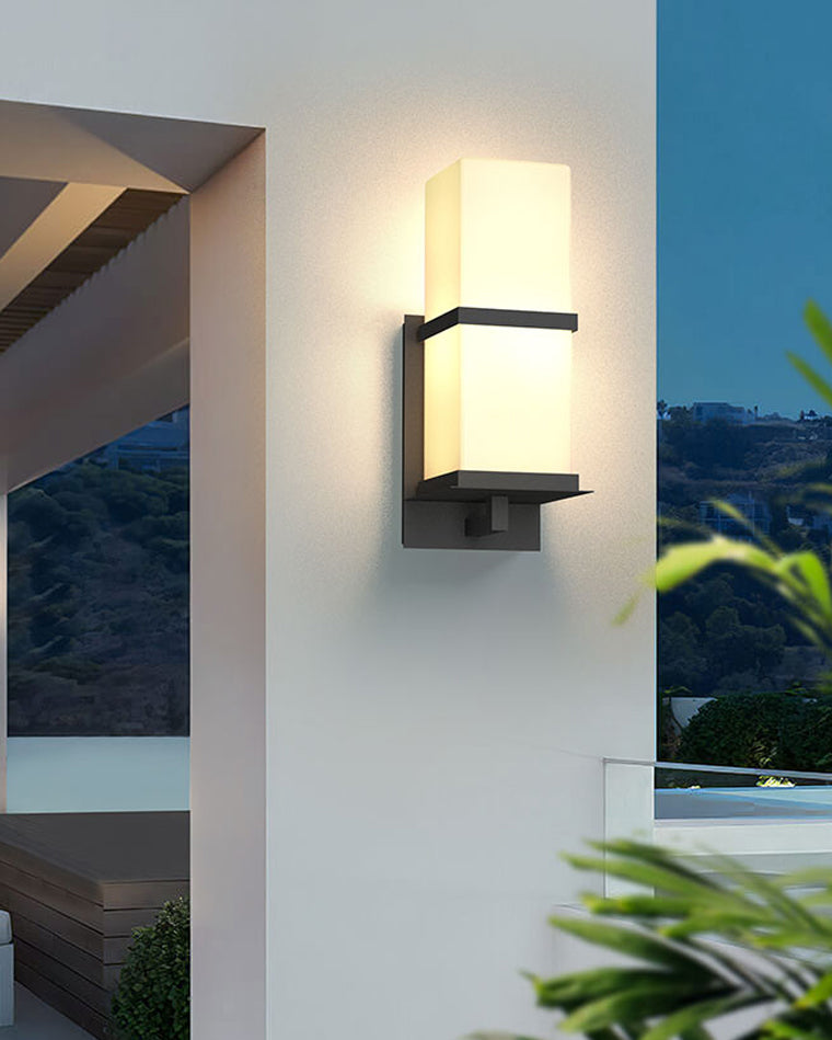 WOMO Aplique de pared de vidrio Outdoor Craftsman - WM9067