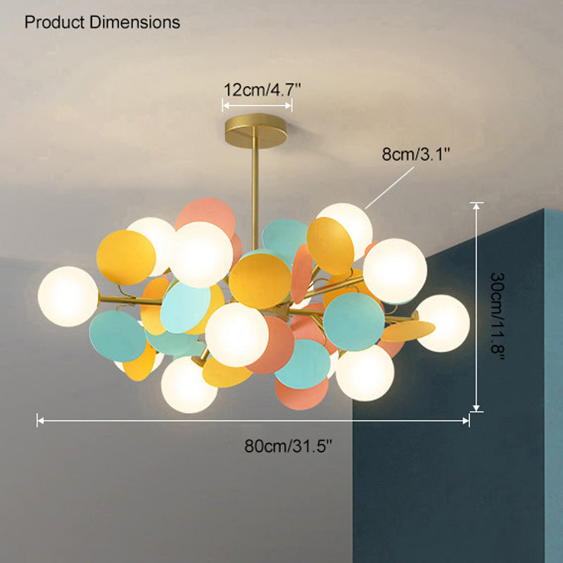 WOMO Branching Bubbles Chandelier Pendant Lights-WM2044