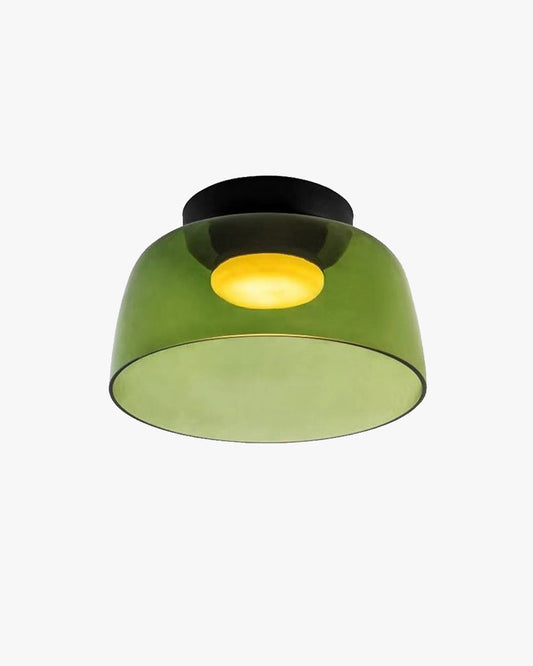 Lámpara de techo redonda empotrable WOMO de cristal de colores - WM1332