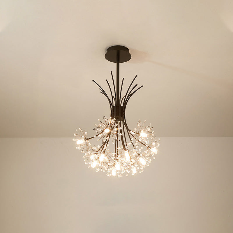 WOMO Lámparas Colgantes de Cristal con Ramillete de Gypsophila-WM2077