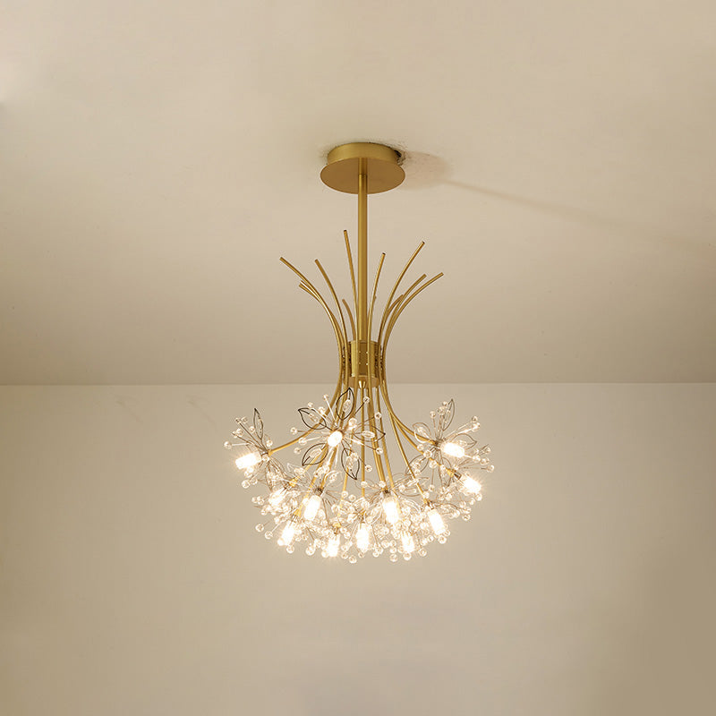 WOMO Lámparas Colgantes de Cristal con Ramillete de Gypsophila-WM2077