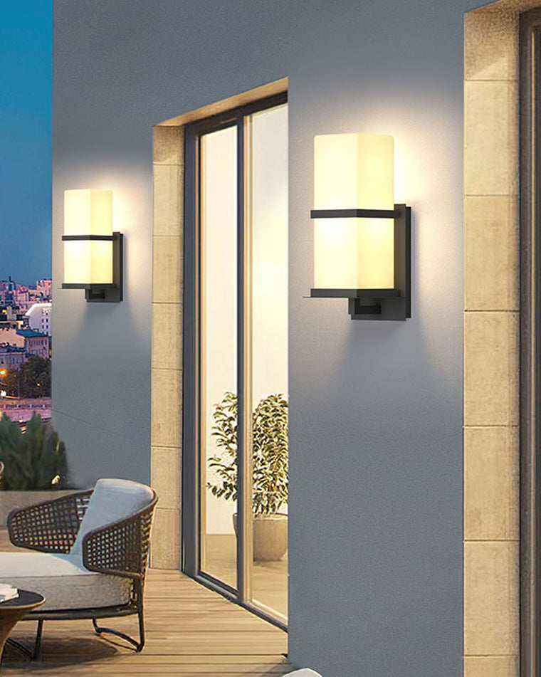 WOMO Aplique de pared de vidrio Outdoor Craftsman - WM9067