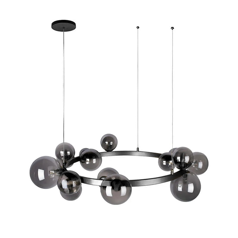 WOMO Lámparas Colgantes Burbujas de Cristal Circulares-WM2292