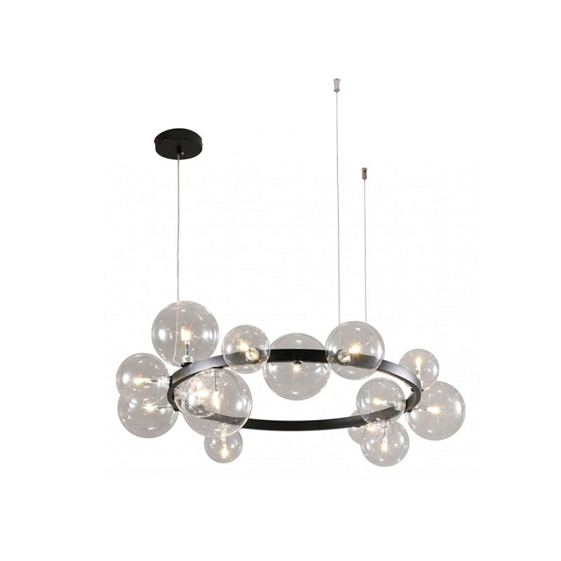 WOMO Lámparas Colgantes Burbujas de Cristal Circulares-WM2292