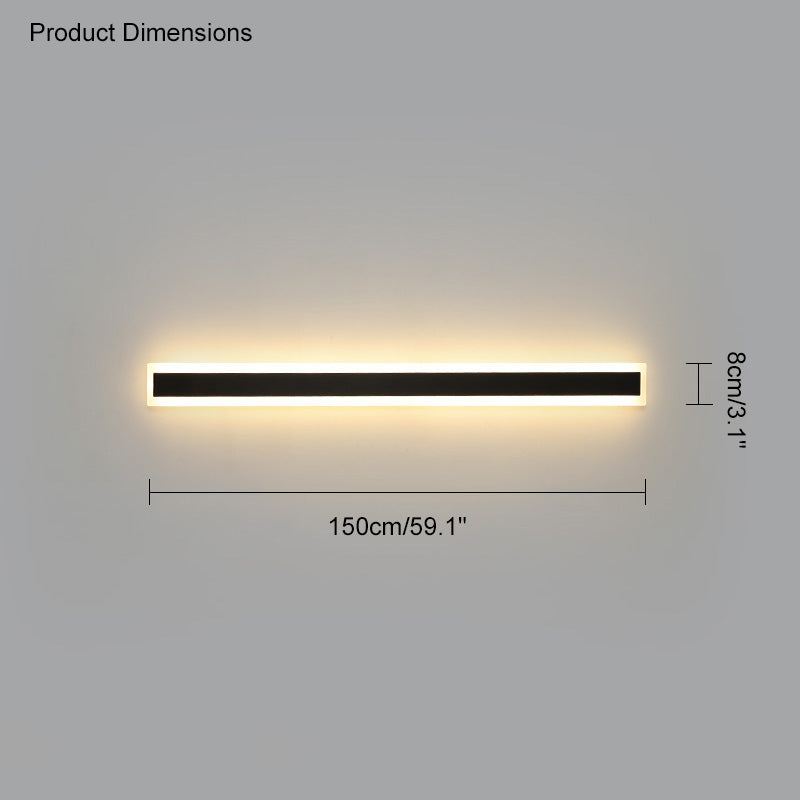 WOMO Aplique lineal de pared para exterior -WM9001
