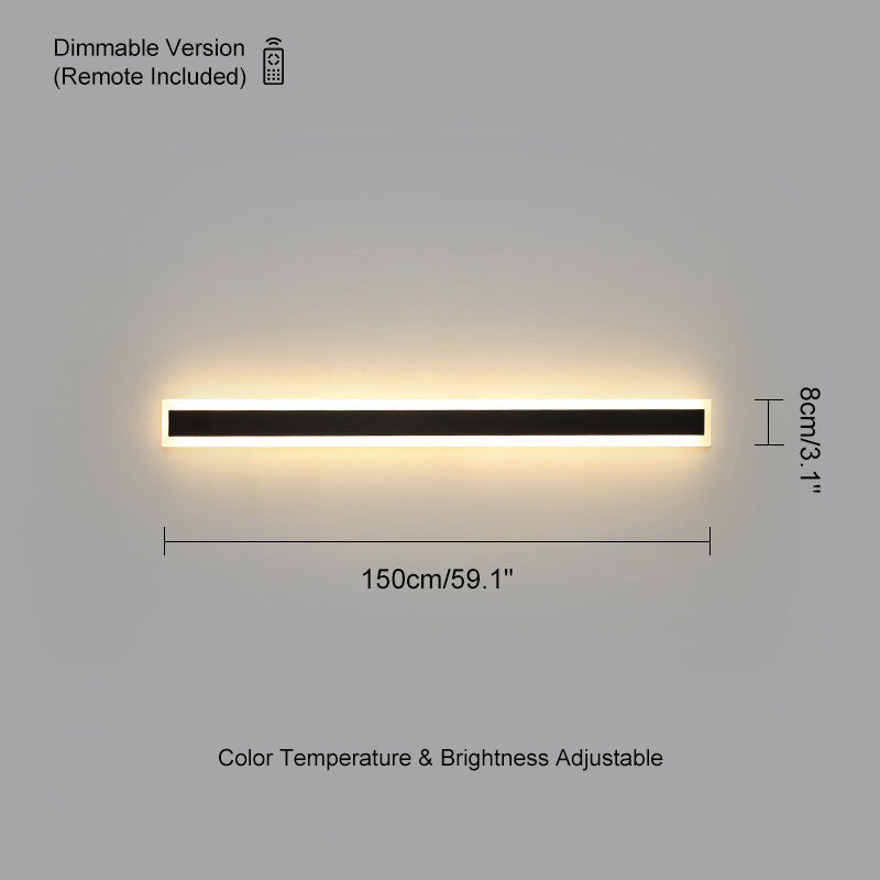 WOMO Aplique lineal de pared para exterior -WM9001