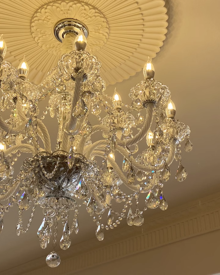 WOMO Victorian Crystal Prism Hanging Lamps - WM2340