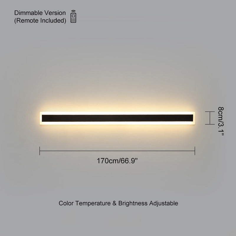 WOMO Aplique lineal de pared para exterior -WM9001
