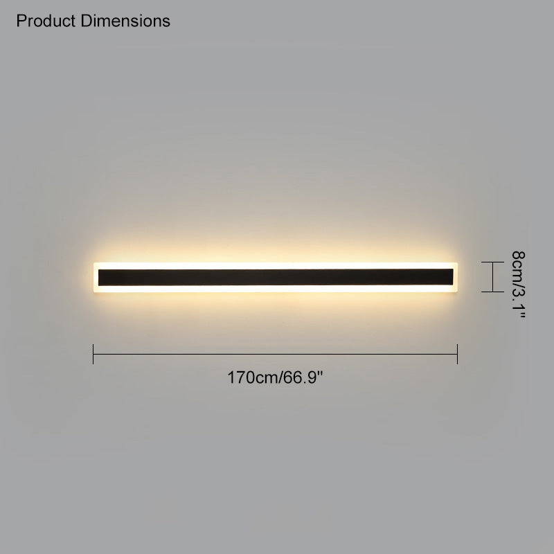 WOMO Aplique lineal de pared para exterior -WM9001