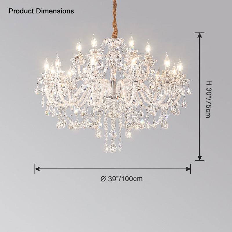 WOMO Victorian Crystal Prism Hanging Lamps - WM2340