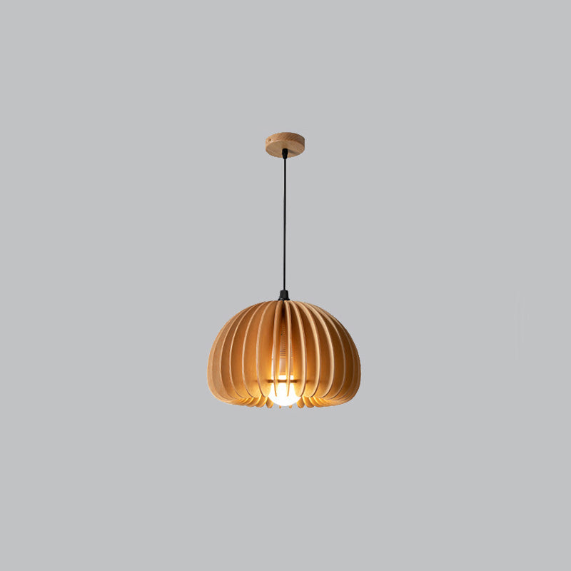WOMO Lámparas Colgantes de Madera con Calabaza-WM2105