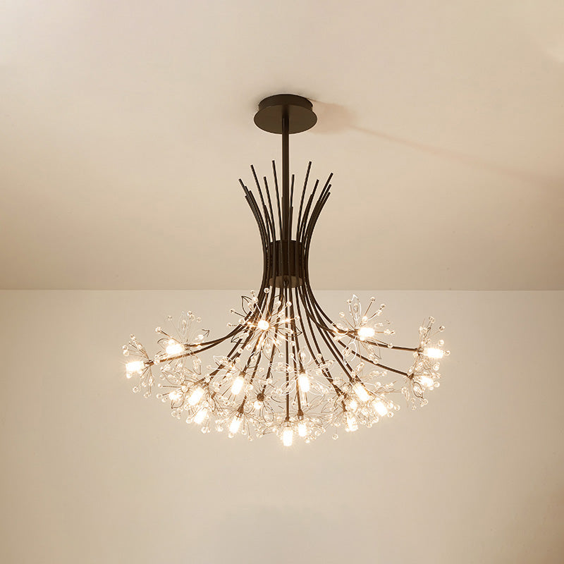 WOMO Lámparas Colgantes de Cristal con Ramillete de Gypsophila-WM2077