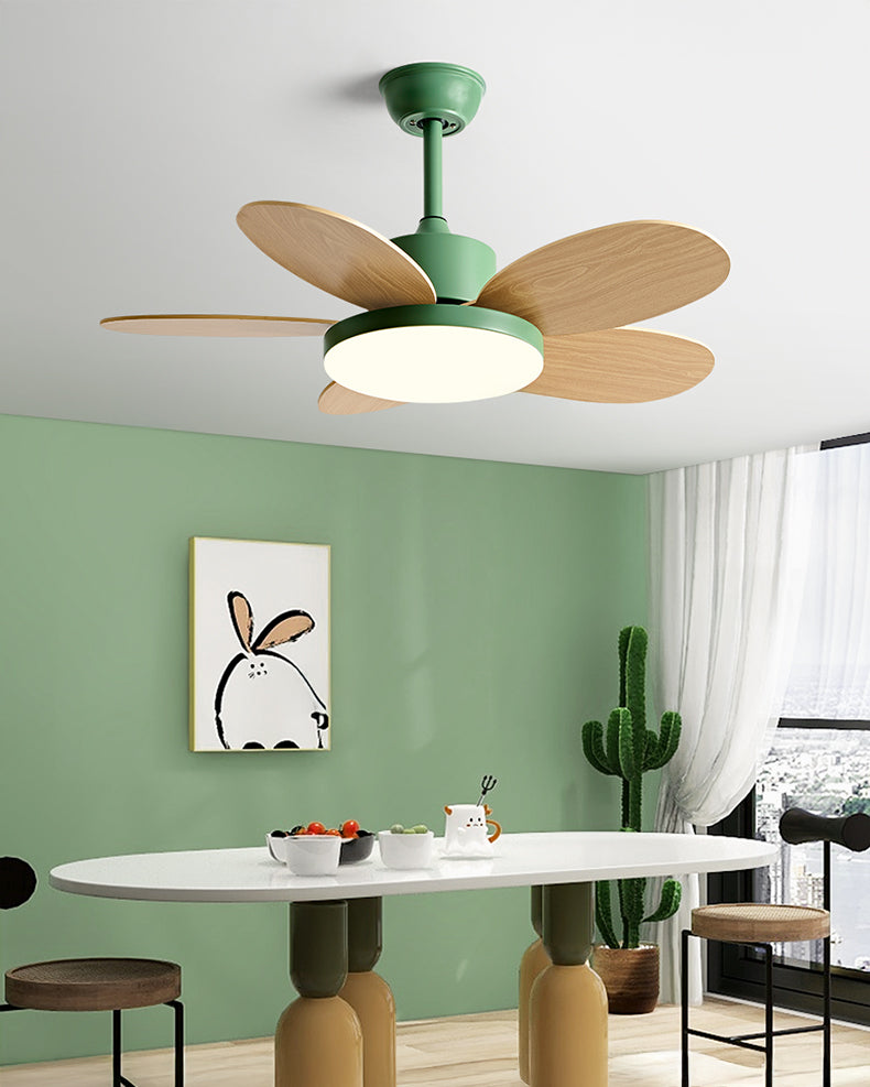 WOMO Ventiladores de techo con luz para Niños - WM5187