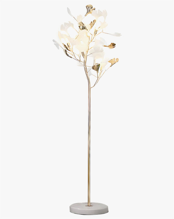 WOMO Ginkgo Tree Shaped Ceramic Floor Lamp - WM7137