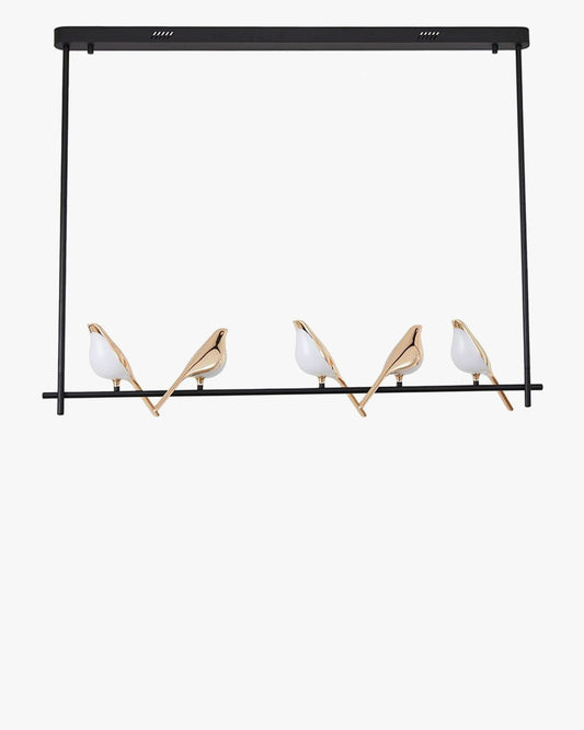 Lámpara de araña lineal WOMO Gold Bird-WM2512b