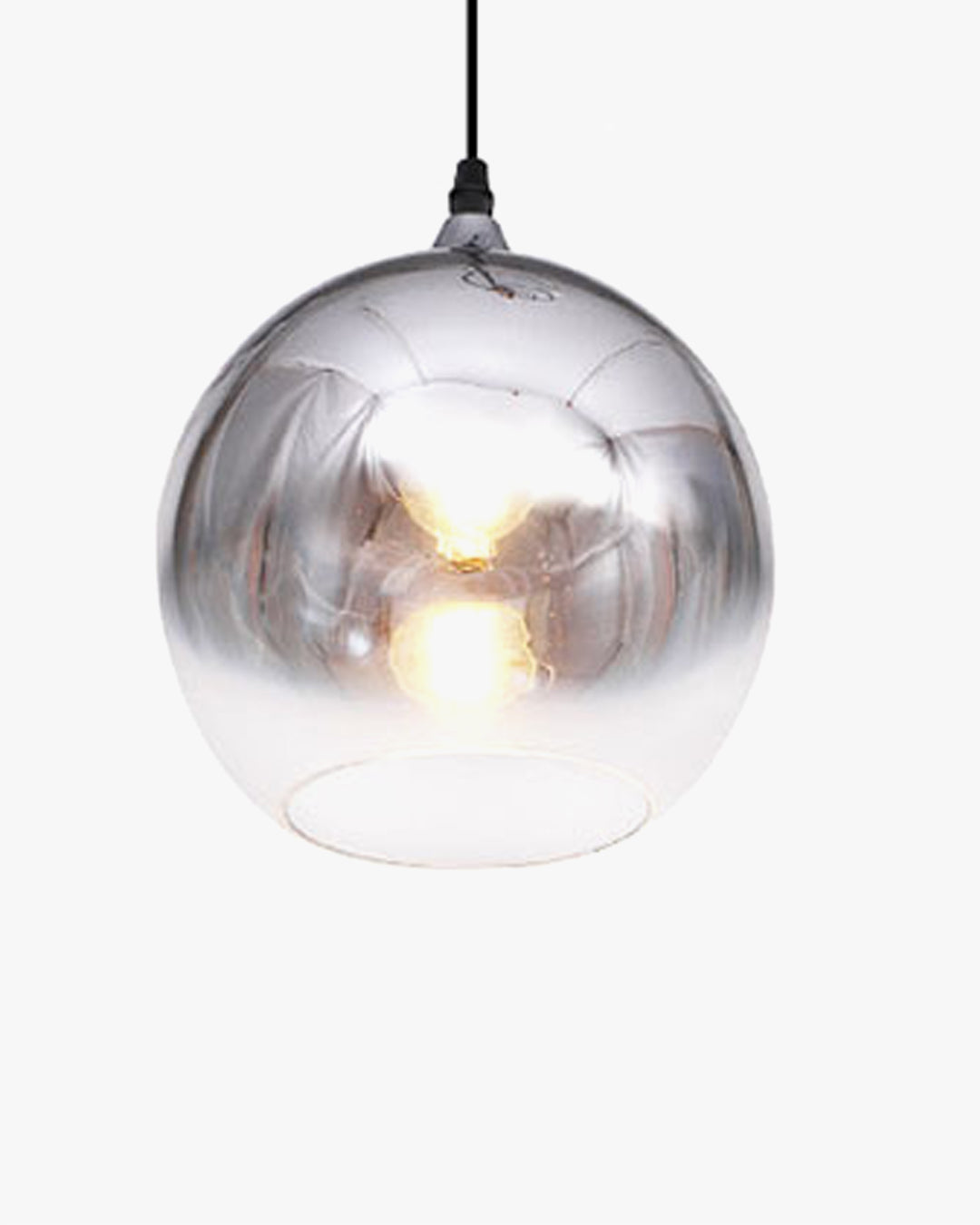 WOMO Lámpara colgante con forma de globo de cristal de colores - WM2500