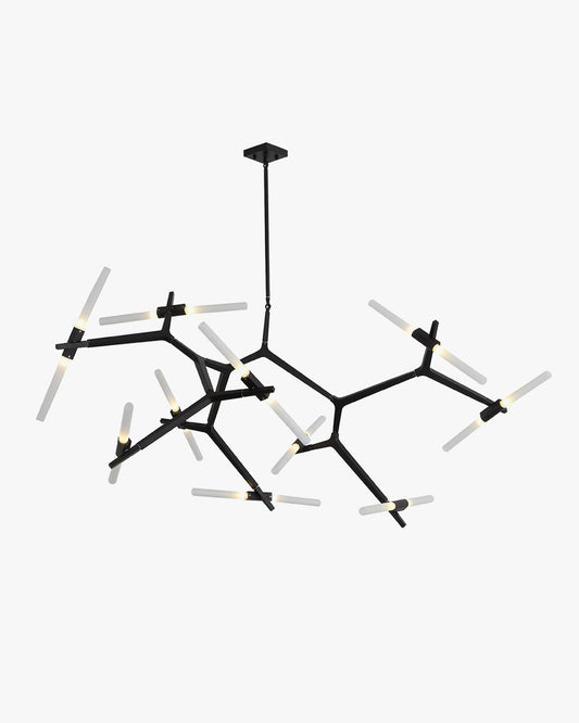 Lámpara de araña de rama dorada ajustable WOMO-WM2511