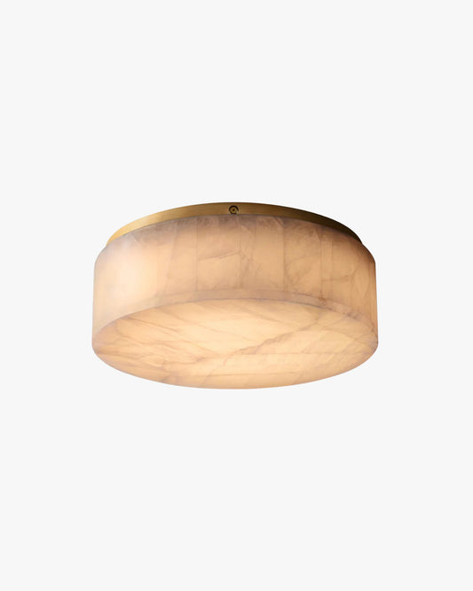 Lámpara de techo empotrada WOMO Drum Alabaster-WM1143