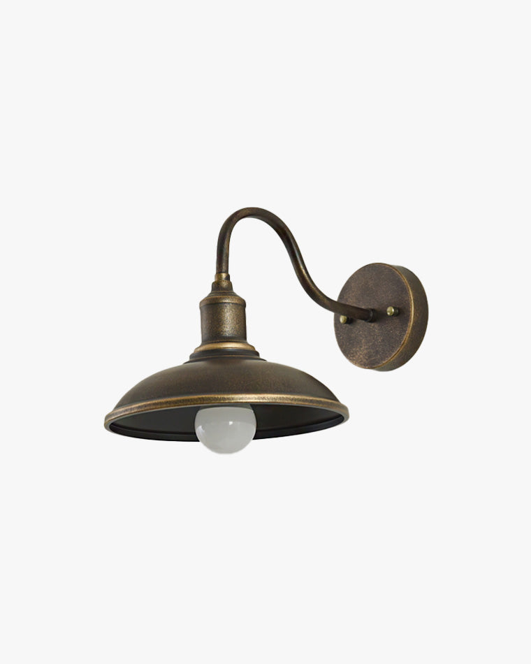WOMO Lámpara de pared de granero con cuello de cisne - WM9143