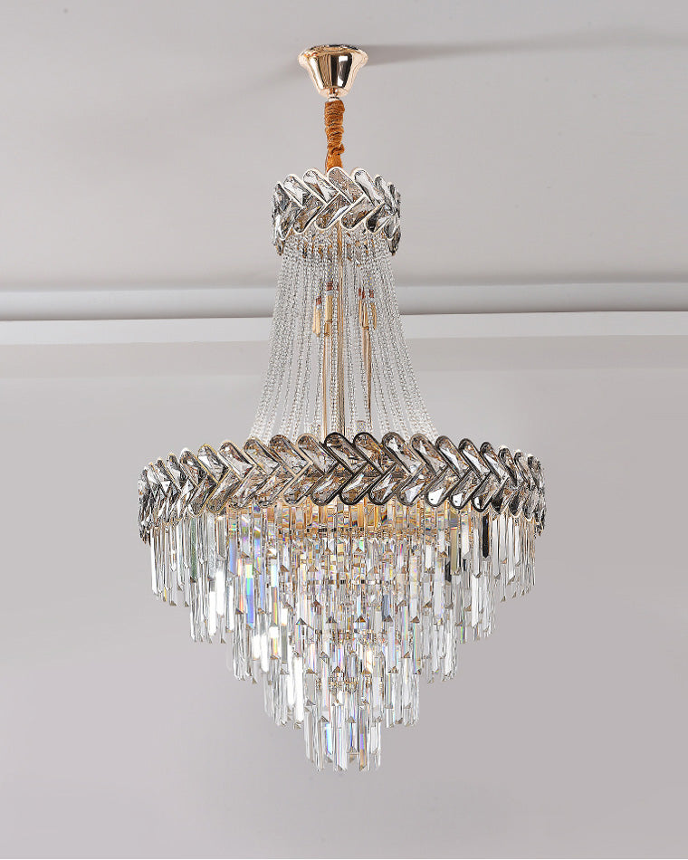 Lámpara de araña de cristal escalonada WOMO-WM2381