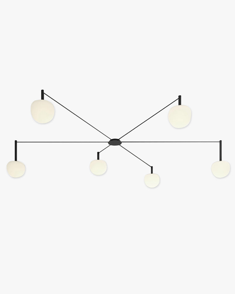 WOMO Lámpara de techo con globo de vidrio esmerilado personalizado - WM1029