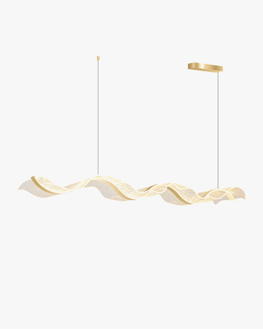 Lámpara de araña acrílica WOMO Wave Ribbon-WM2596